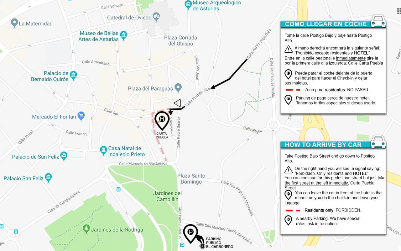 Nap Carta Puebla Otel Oviedo Dış mekan fotoğraf